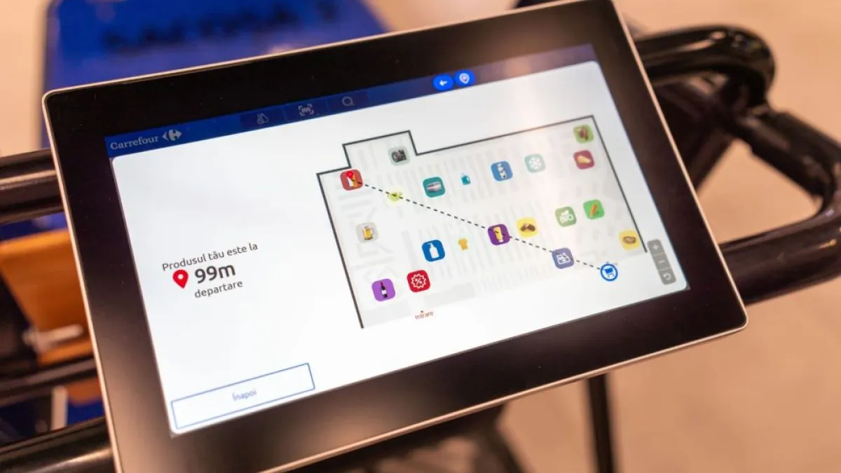 Smart Cart de la Carrefour. Peste 3.500 de clienţi au testat deja primul cărucior inteligent din România