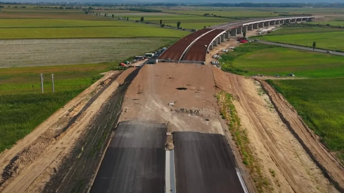 Concediu forțat pe un șantier important din România! ”Trist”. ”Nema bani, nema muncă”