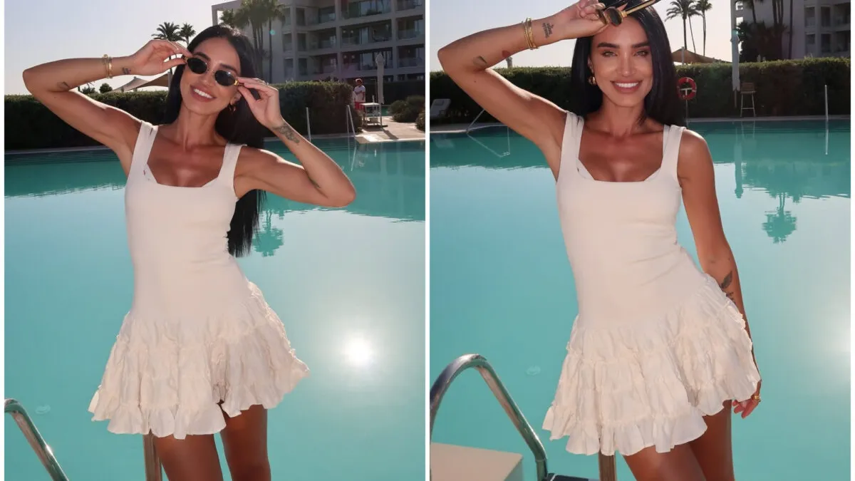 Adelina Pestrițu a cucerit fanii cu o rochie albă, purtată în vacanță. N-o să-ți vină să crezi câți bani a dat pe ea