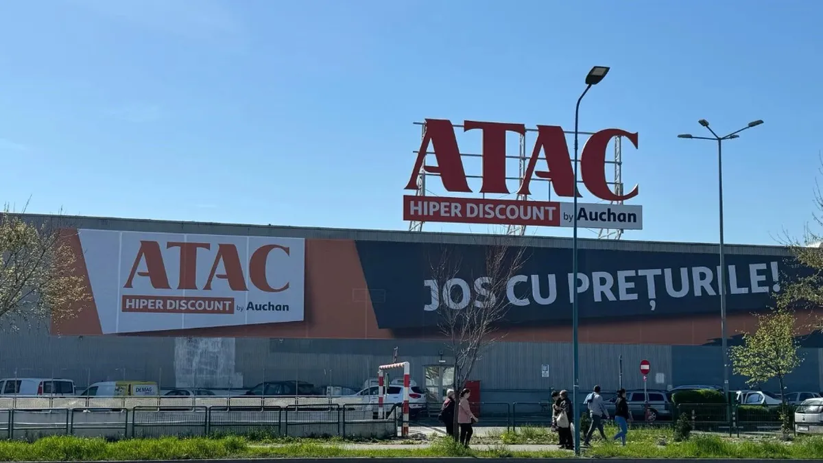 Auchan România deschide al 2-lea magazin ATAC în Capitală. Sunt disponibile 60 de locuri de muncă