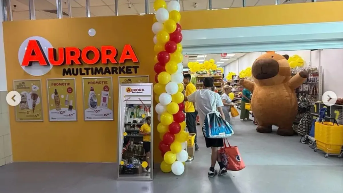 Aurora, lanțul ucrainean cu prețuri de la 1 leu, a deschis primele magazine din București