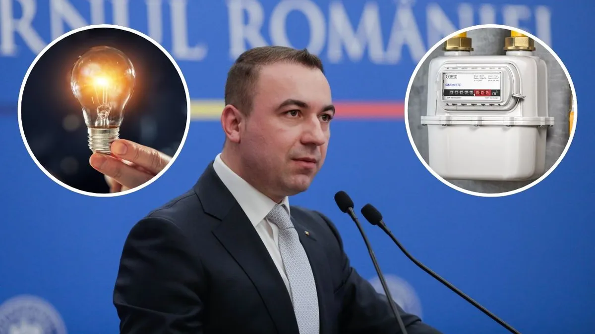 Ministrul Energiei, Bogdan Ivan, dă asigurări că gazele nu se vor scumpi. Cum vrea să scadă prețul la energie electrică