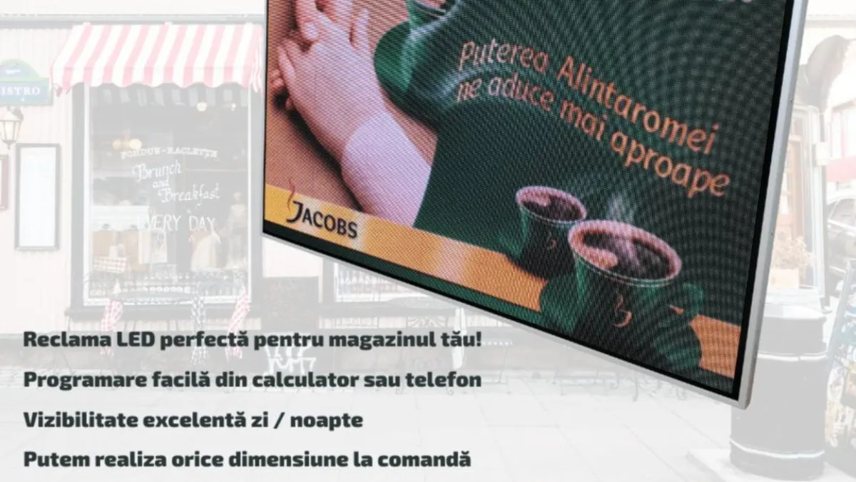 De ce afacerile de succes nu mai folosesc bannere clasice și trec la panouri LED