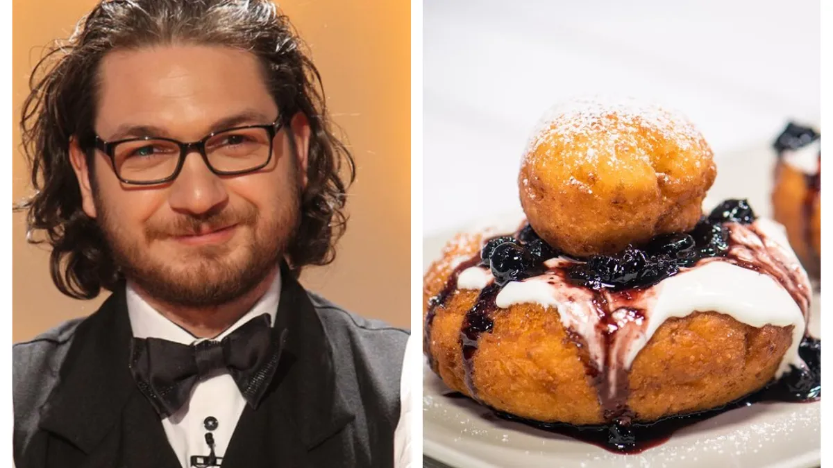 Rețeta de papanași a lui chef Florin Dumitrescu. Care este secretul celebrului băcătar