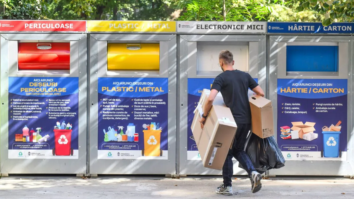 Sectorul 6 introduce monitorizare video la punctele de reciclare