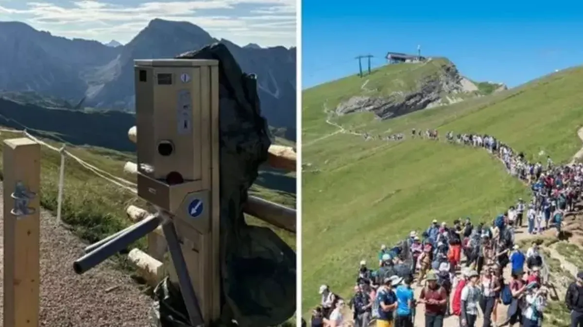 Turnicheţi în vârful muntelui şi taxă de 5 euro pentru  accesul la locurile devenite virale pe Instagram. A fost un strigăt de ajutor!