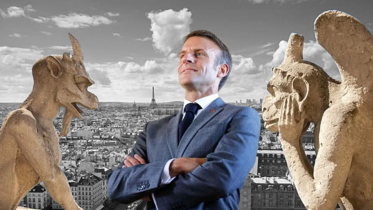 Președintele Emmanuel Macron a redeschis pentru public cele două turnuri ale catedralei Notre-Dame din Paris