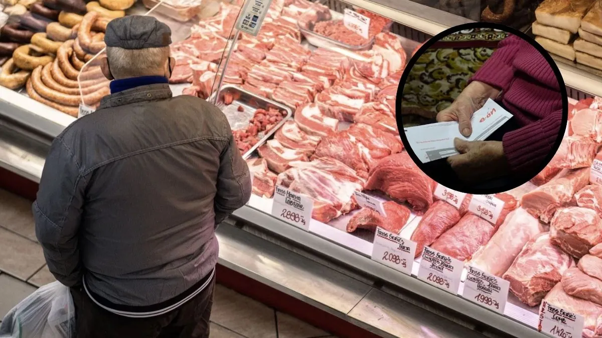 Unul din șase români nu își permite carne sau pește. Facturile umflate taie din banii pentru mâncare