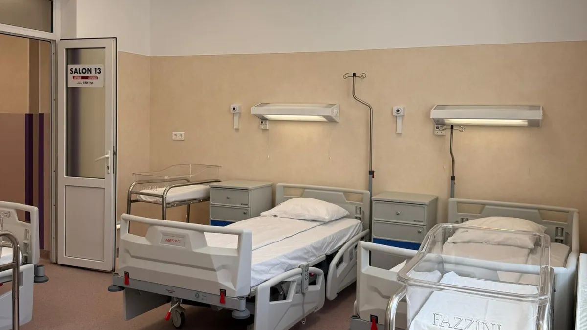 Cea mai mare maternitate din Ardeal, modernizată printr-o investiție de peste 1,4 milioane de euro