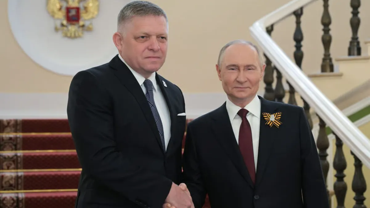 Robert Fico susține că Putin „ar fi pregătit” să se întâlnească cu Zelenski chiar și „oriunde altundeva” în afara Moscovei