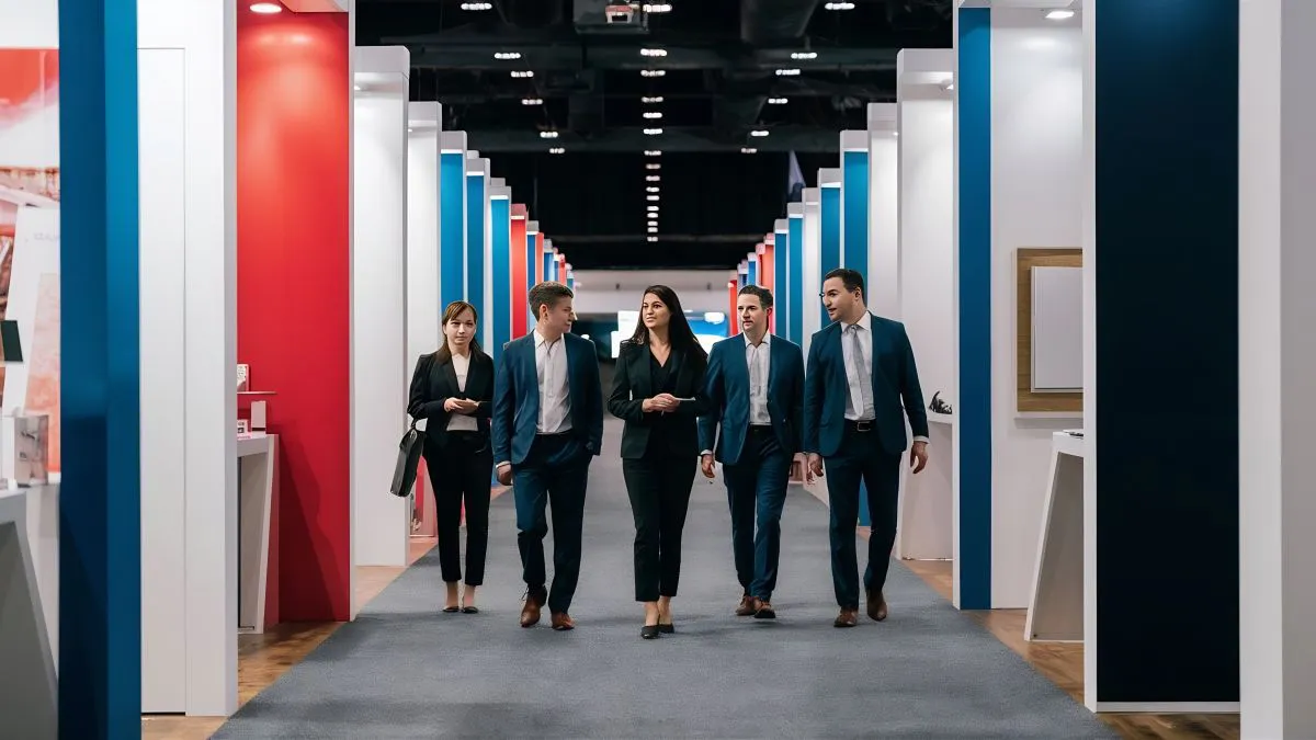 Cum folosești un stand expozițional în cadrul evenimentelor interne ale companiei