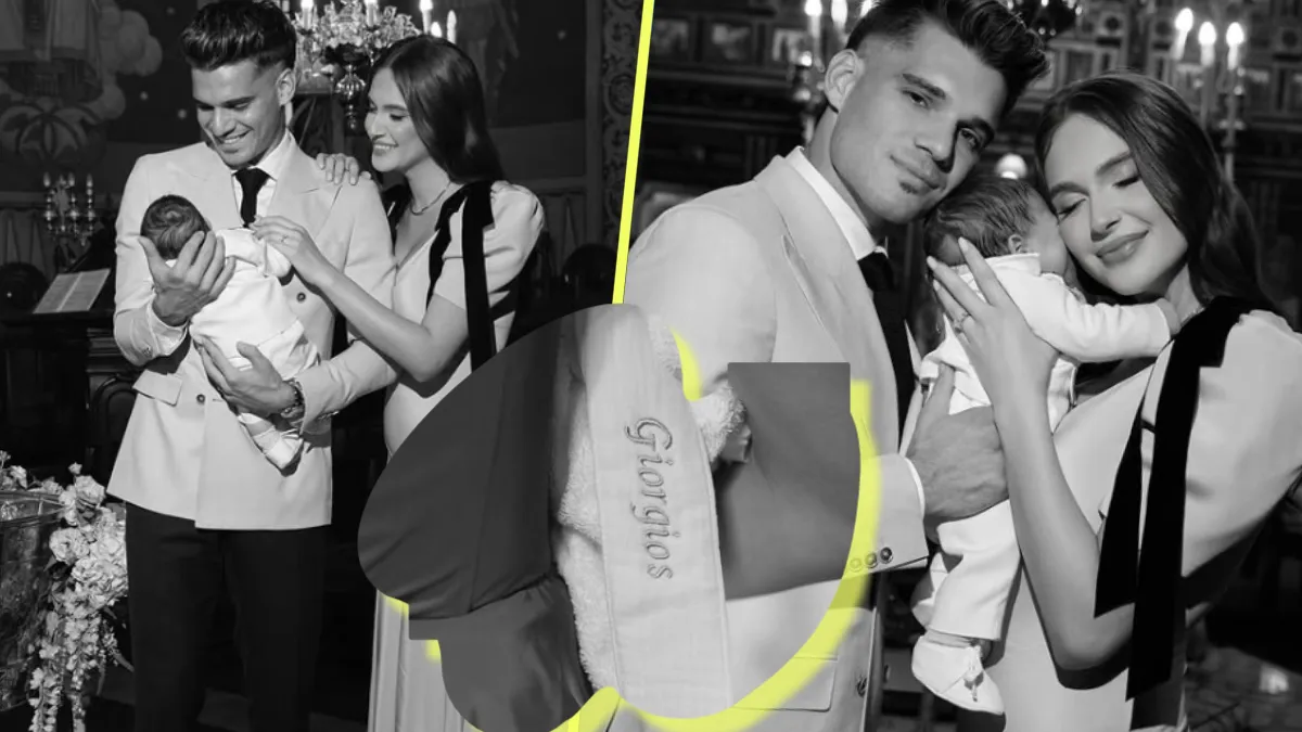 Ianis şi Elena Hagi şi-au botezat băieţelul. Numele special pe care-l poartă micuţul. De ce a refuzat Gigi Becali să fie naşul copilului