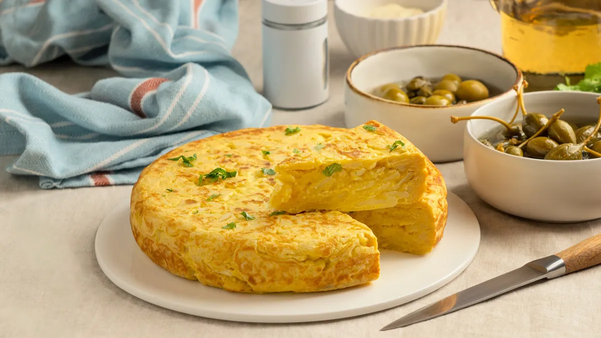 Secretul pentru cea mai bună omletă spaniolă. Tortilla de patatas se prepară foarte simplu