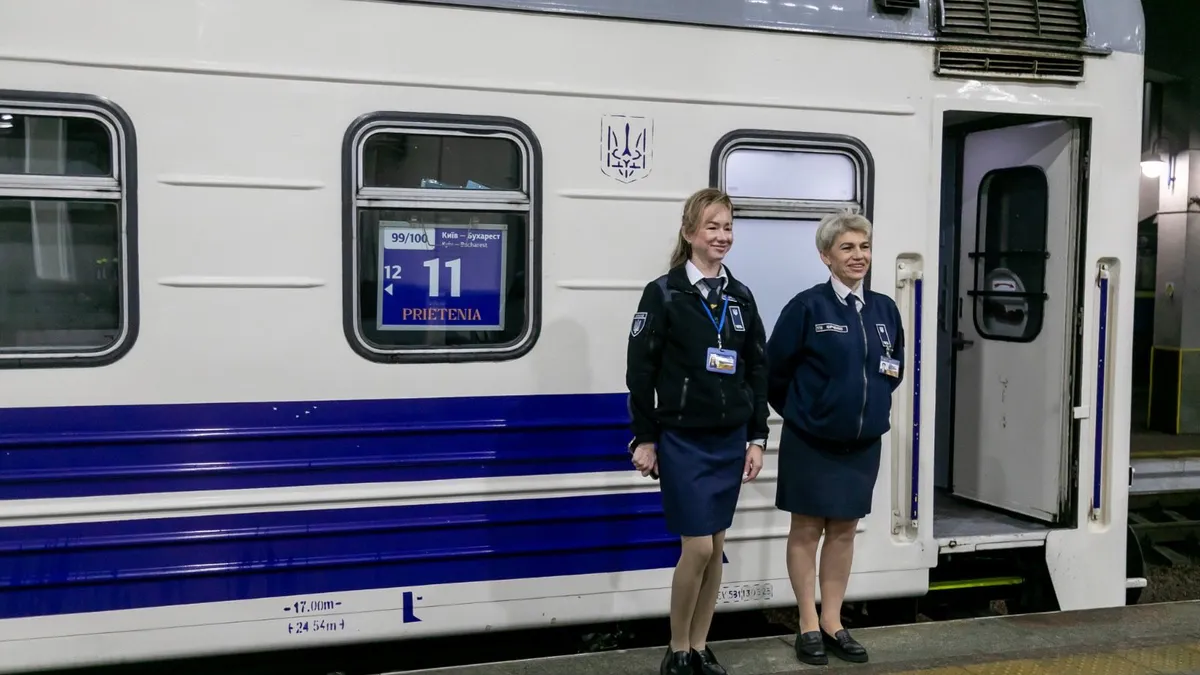 Din 10 octombrie, avem tren direct de la Kiev către București via Ungheni și retur