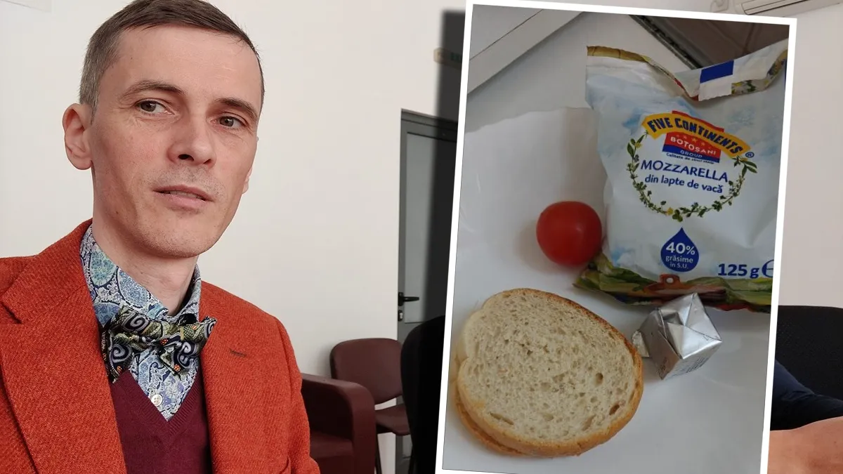 Ieşean revoltat de condiţiile din spitalul judeţean: Dușul e ceva de domeniul preistoriei. O farfurie adâncă de piure cu o jumătate de ficățel de pasăre e jignire maximă