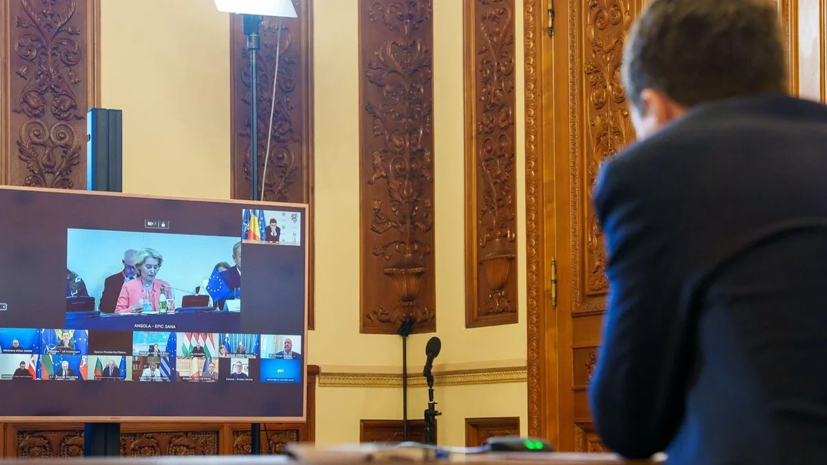 Nicușor Dan: Noi, europenii, vom rămâne uniți și ne-am reafirmat sprijinul puternic al UE pentru Ucraina