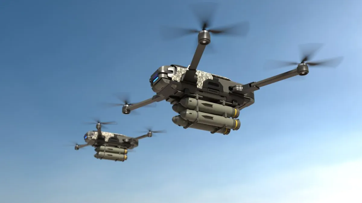 Drone misterioase deasupra bazei militare Volkel. Armata olandeză intervine cu arme de la sol