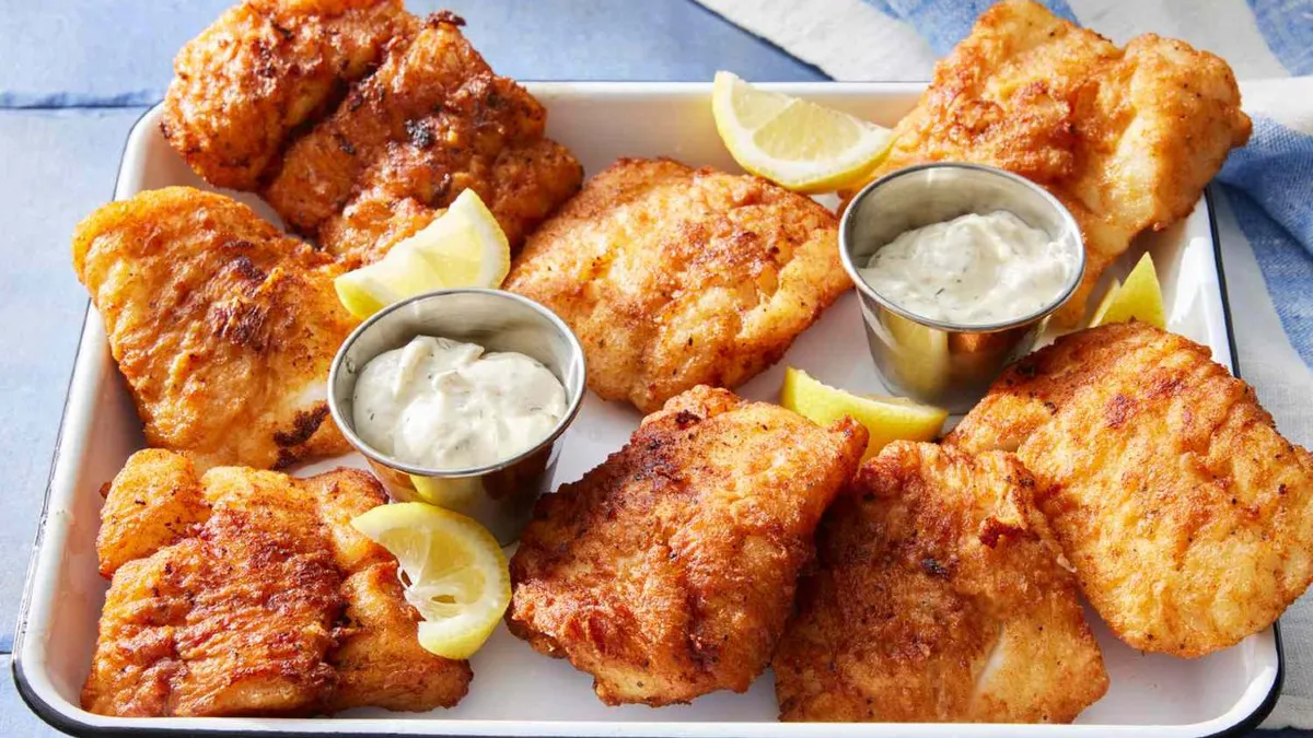 Cel mai bun pește prăjit. Nu ai nevoie de ulei pentru o crustă crocantă și delicioasă ca la restaurant