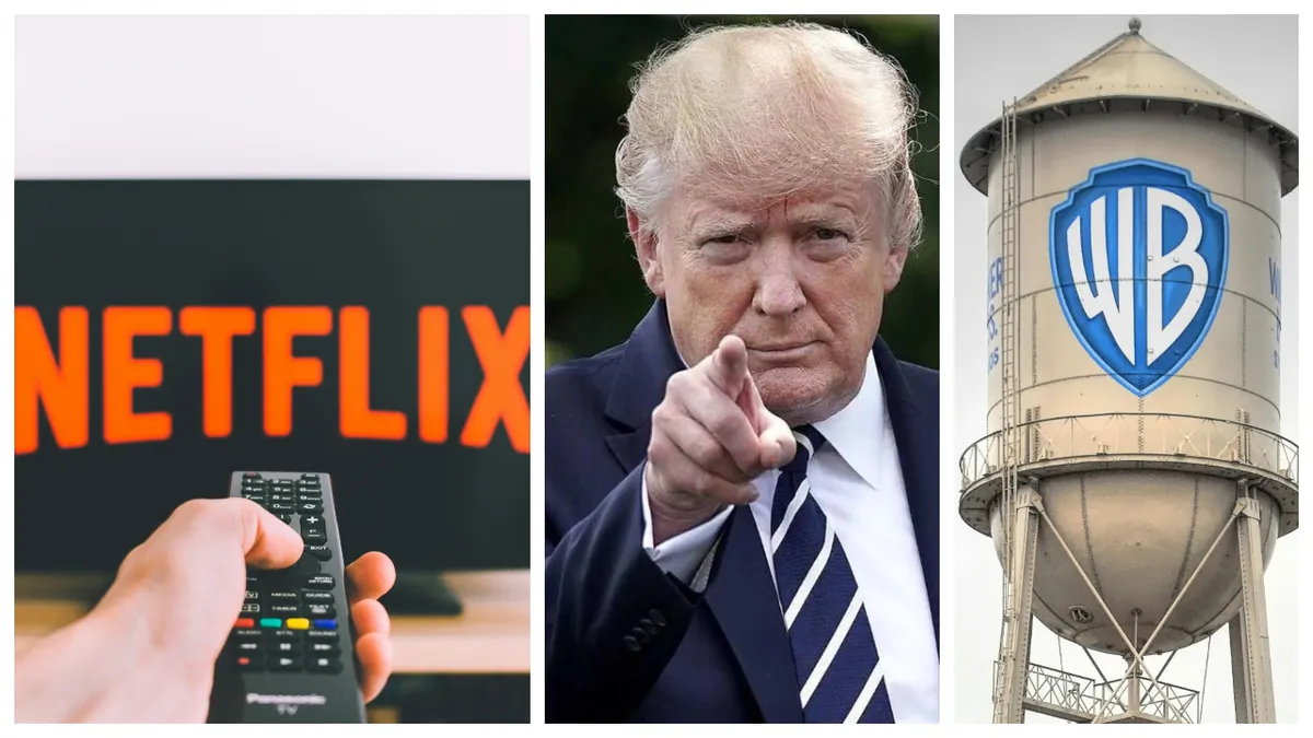 Trump pune sub semnul întrebării acordul istoric de 72 miliarde de dolari dintre Netflix și Warner. ”Ar putea fi o problemă”
