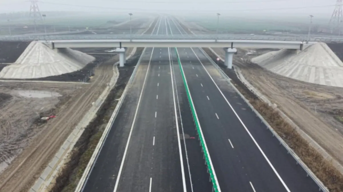 Autostrada Moldovei, extinsă: S-a deschis traficul pe tronsonul Focșani Nord-Adjud Nord