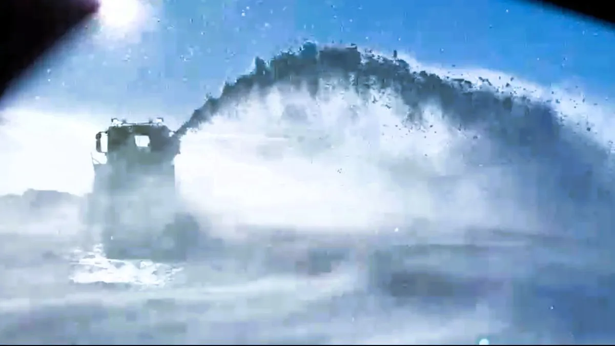 Viscol pe Transalpina: acces permis doar cu tracțiune integrală sau lanțuri antiderapante la Rânca