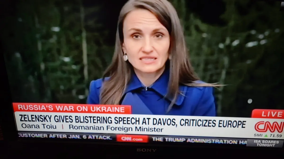 Davos 2026, Oana Țoiu: „Nu mă număr printre liderii europeni care consideră că trebuie să ne îndepărtăm de SUA”