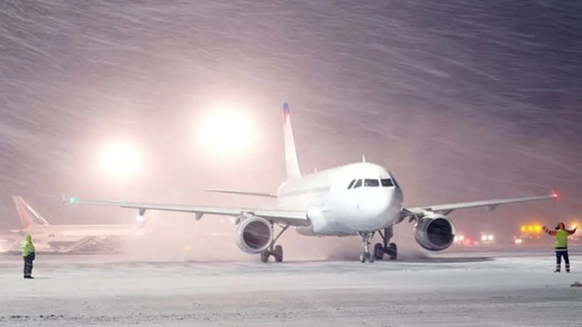 Ninsori abundente în Budapesta și la granița Ungaria-Slovenia. Întârzieri la zboruri și restricții pentru camioane