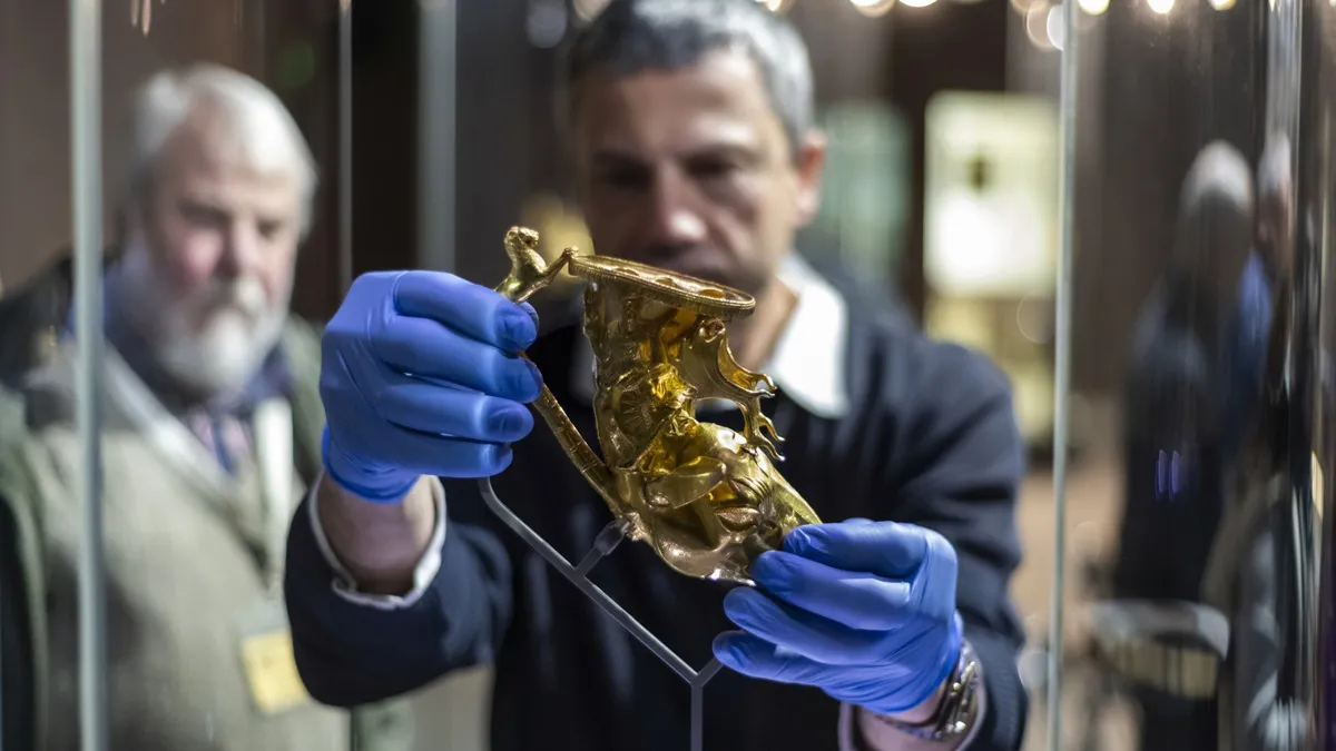 Expoziția Tezaurului de Aur de la Panaghiuriște, la Muzeul de Istorie din localitate