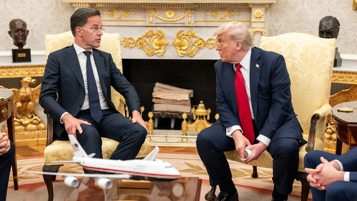Donald Trump critică NATO, în timp ce Rutte, șeful alianței, descrie întâlnirea drept „foarte sinceră”