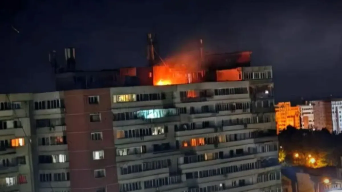 Presa din Ucraina scrie despre drona care a lovit blocul din Galați: „Unul dintre cele mai grave incidente din România”