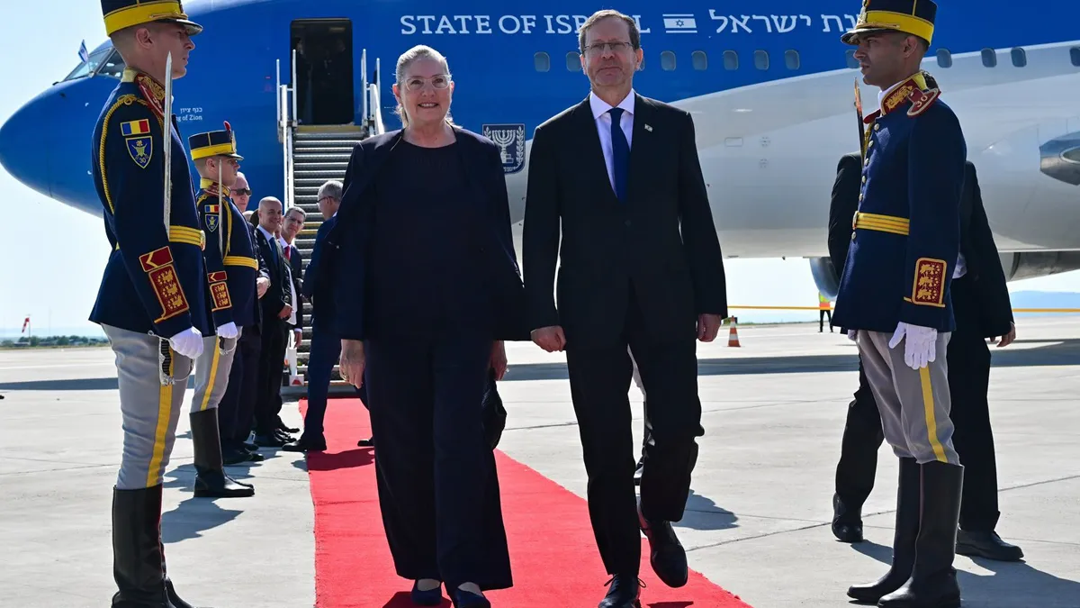 Isaac Herzog, președintele Israelului, la Iași: Evreii din România au avut un rol esențial în întemeierea statului Israel