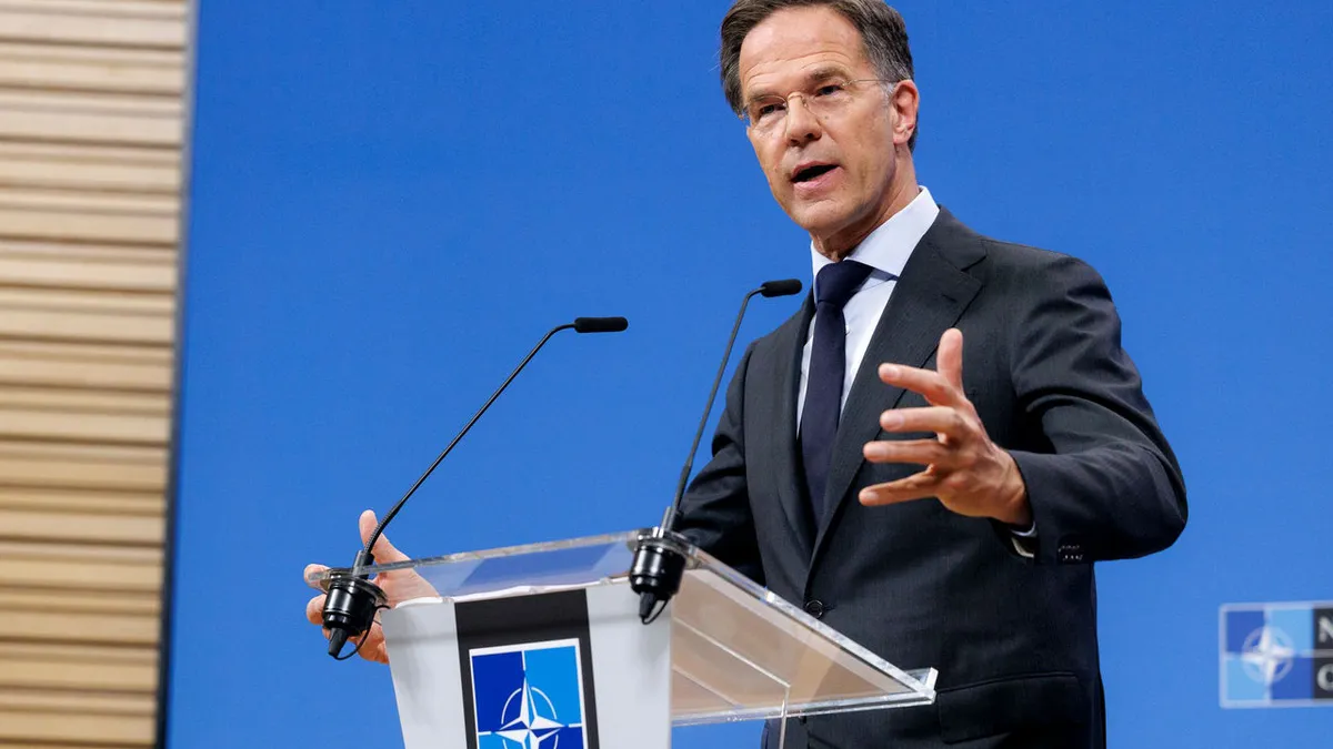 Mark Rutte, secretarul general al NATO: SUA nu se retrag din Alianță