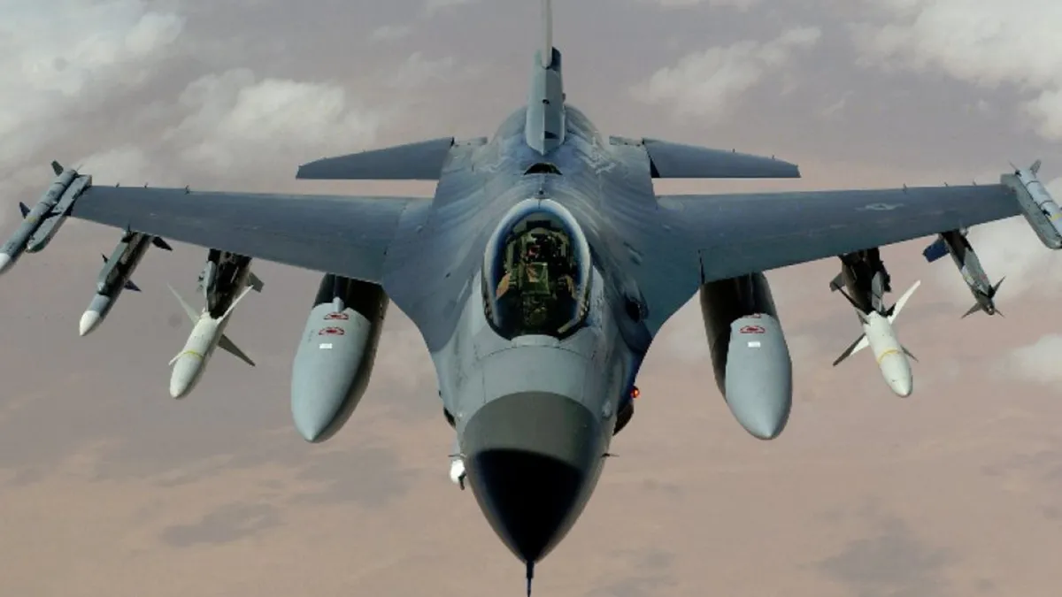 Alertă aeriană în județul Tulcea. MApN a ridicat două avioane F-16 și un elicopter Puma SOCAT