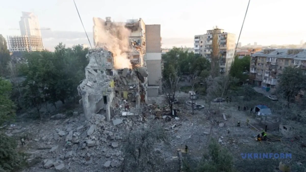 Kiev: cel puțin doi morți și 16 răniți după un nou val de rachete și drone rusești