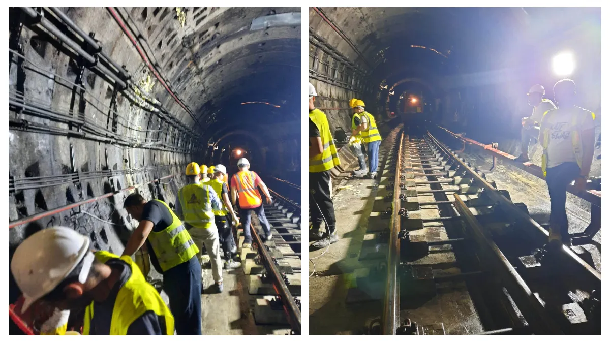 Metrorex: Circulația trenurilor de metrou pe Magistrala 1 a fost reluată joi dimineața, inclusiv în stația Piața Victoriei 2