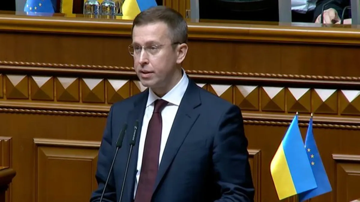 Serhii Korețki, numit premier al Ucrainei de Parlament. Fostul șef al Naftogaz o înlocuiește pe Iulia Sviridenko