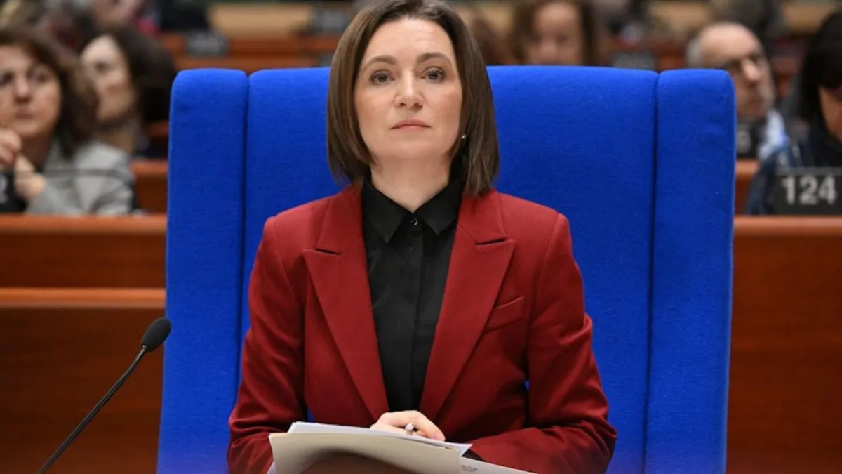 Maia Sandu: Dronele care intră în spațiul aerian al Republicii Moldova pot fi oprite prin sprijinirea Ucrainei, nu prin simple proteste diplomatice