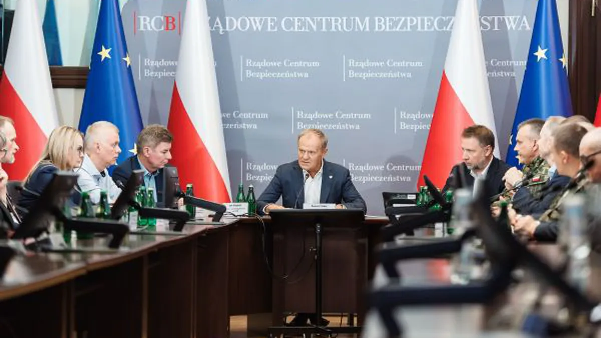 Tusk anunță măsuri pentru întărirea securității Poloniei după atacurile rusești de lângă graniță