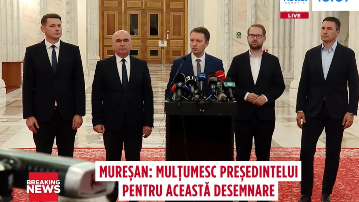 Siegfried Mureșan: Începem de astăzi lucrul la programul de guvernare. Prioritățile vor fi prezentate la începutul săptămânii viitoare