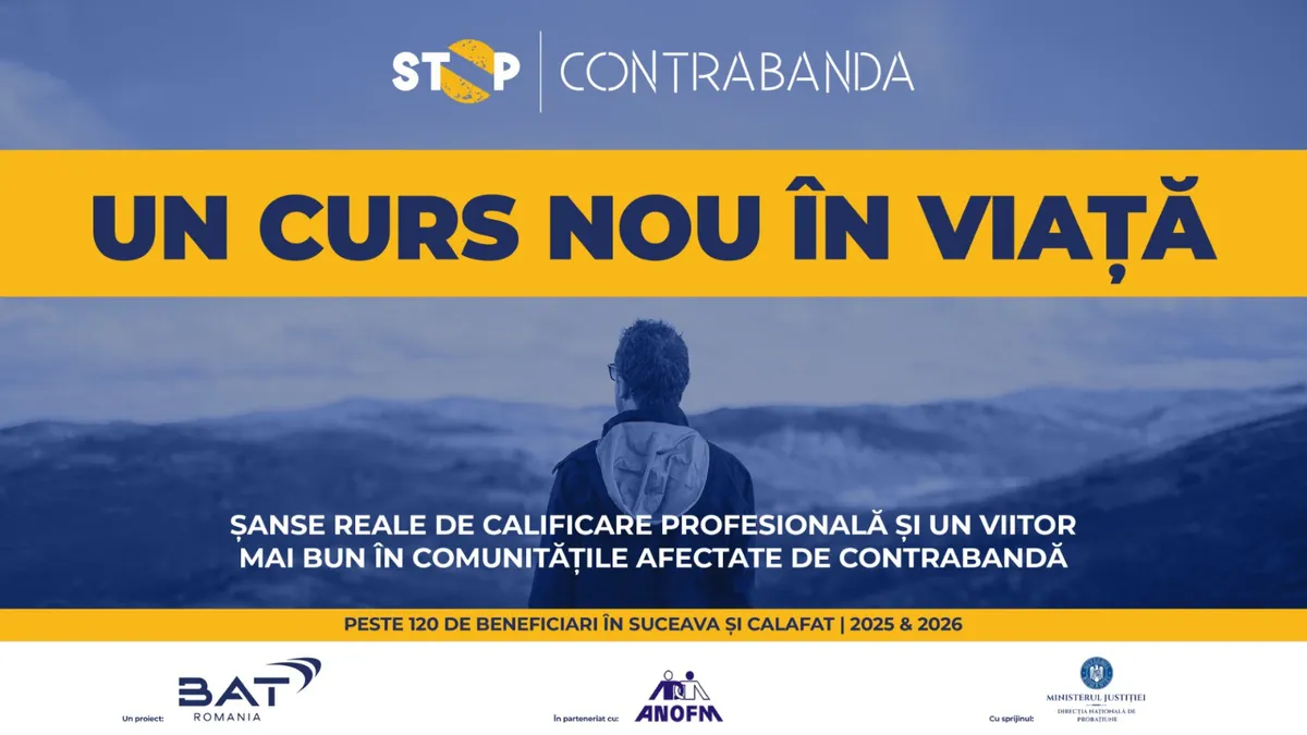 Programul ANOFM - BAT România continuă să genereze oportunități de angajare în comunitățile afectate de contrabandă