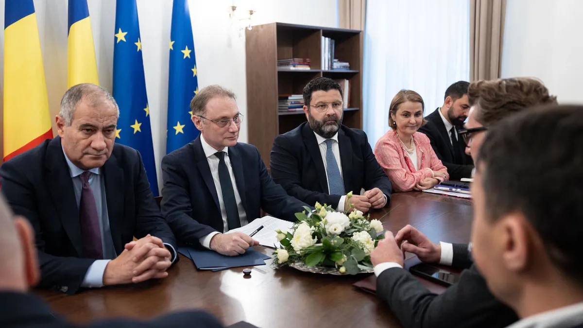 Luca Niculescu face prima vizită oficială în Republica Moldova, unde se întâlnește cu Maia Sandu și cu omologul său, Vasile Tofan