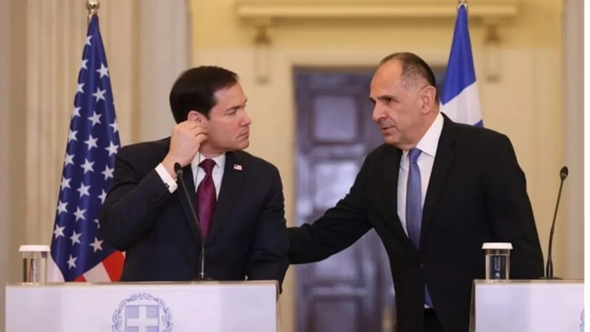 Marco Rubio, în vizită la Atena, pentru discuții privind securitatea regională și energetică