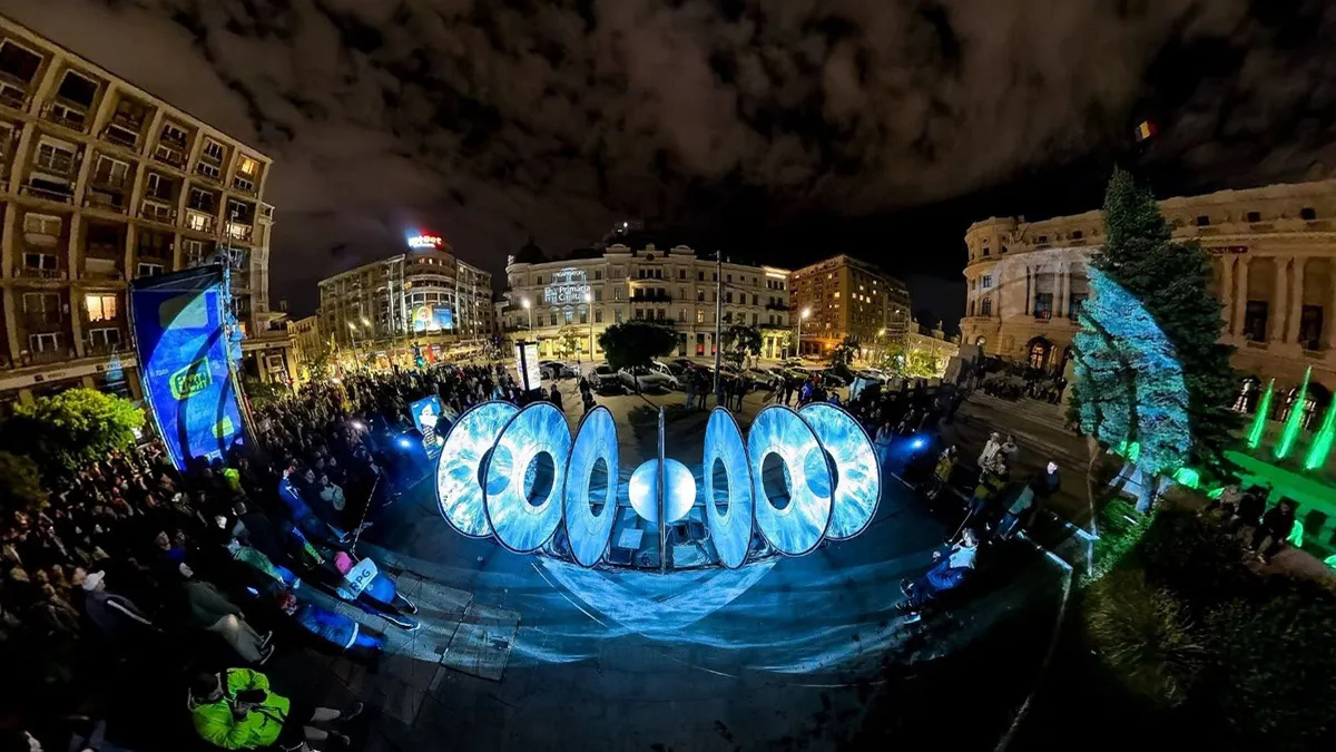 Spotlight începe vineri în București - 19 instalații și spectacole de videomapping sunt programate în centrul Capitalei