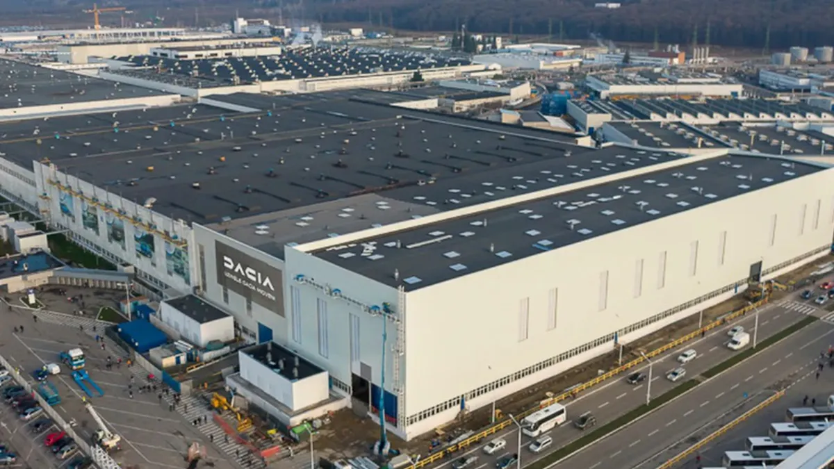 Uzina Dacia de la Mioveni oprește temporar producția în 9 și 12 octombrie
