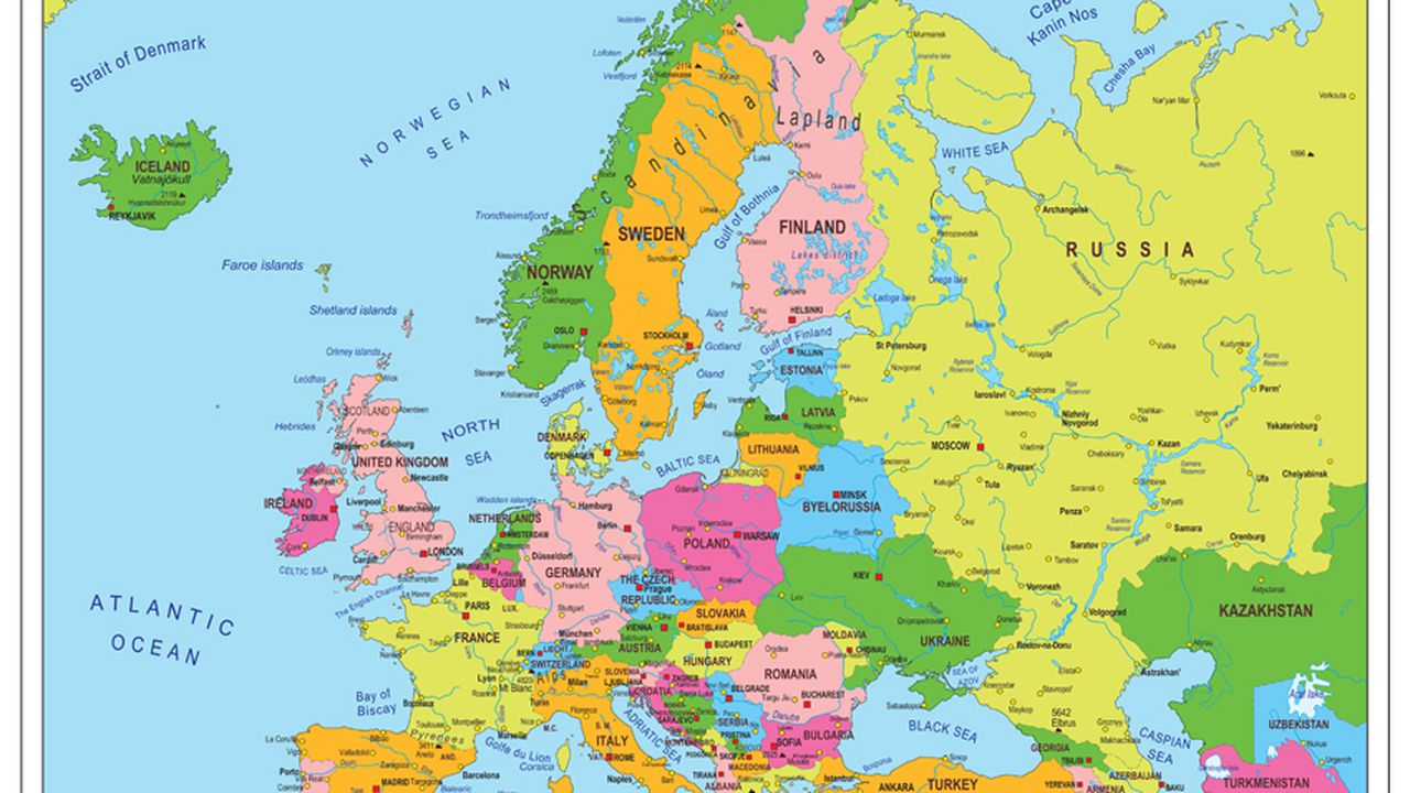Harta Cu Cele Mai Comune Nume De Familie Din Europa