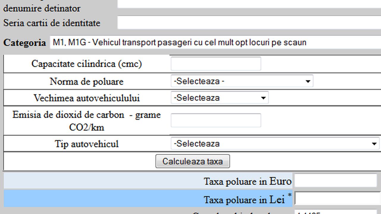 Anaf Plata Taxa Auto