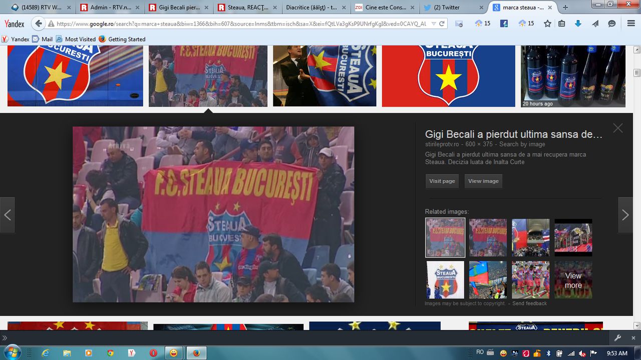 Sumă URIAŞĂ oferită pentru marca Steaua. Emblema va fi ...