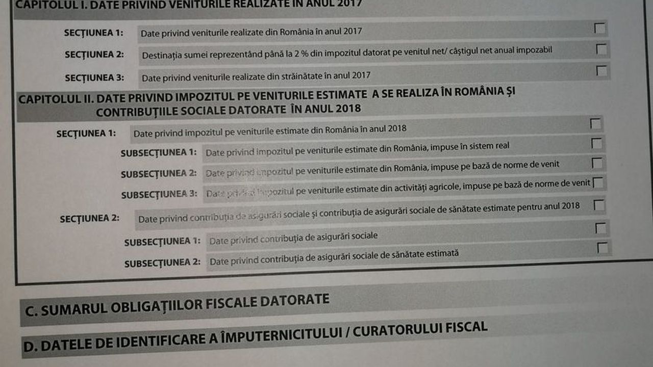Milioane De Romani Vor Completa AceastÄ DeclaraÅ£ie La Fisc DupÄ Paste Nu ScapÄ Nici Cei Care