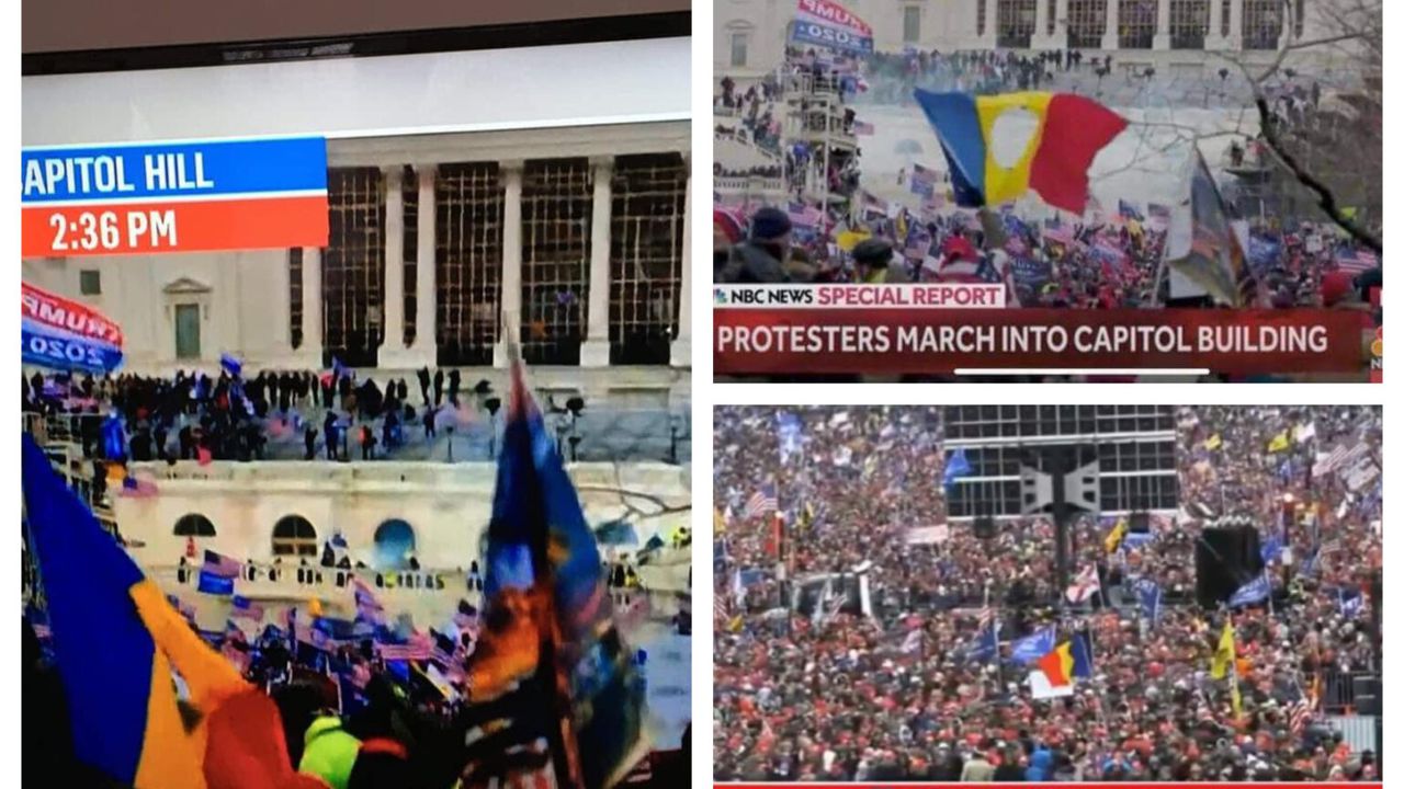 AUR a fost la protestul pro-Trump din SUA: „România este alături de frații americani”