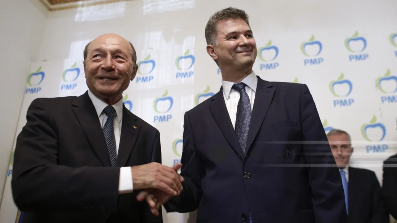 PMP a fuzionat cu UNPR, sub comanda lui Traian Băsescu